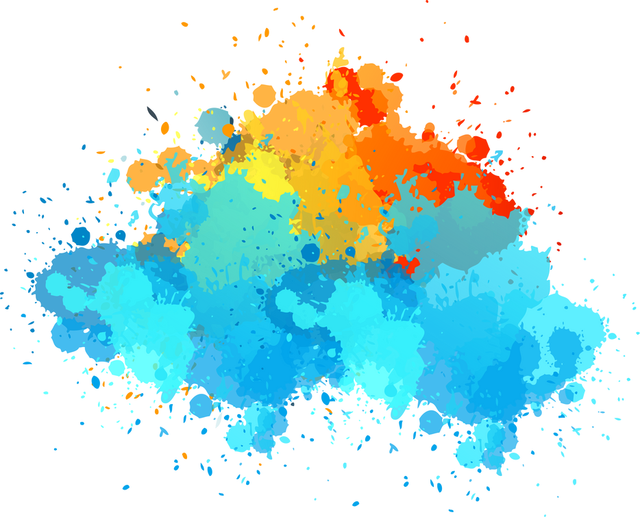 Colorful Paint Splashes